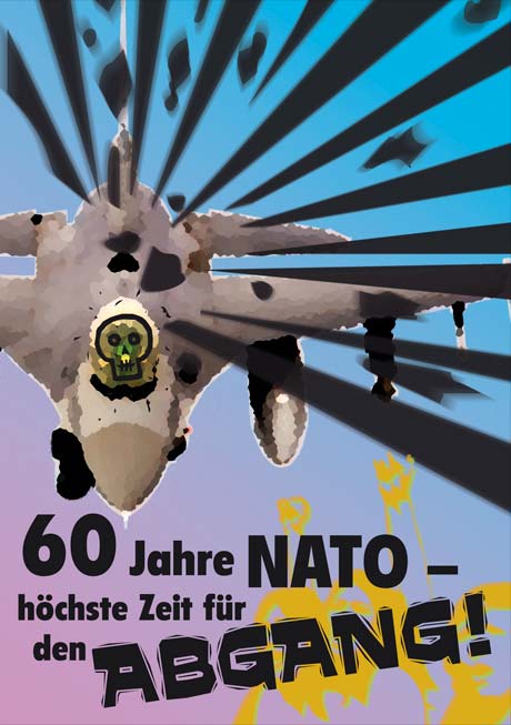 Aufruf zu Protesten gegen den NATO-Gipfel 2009